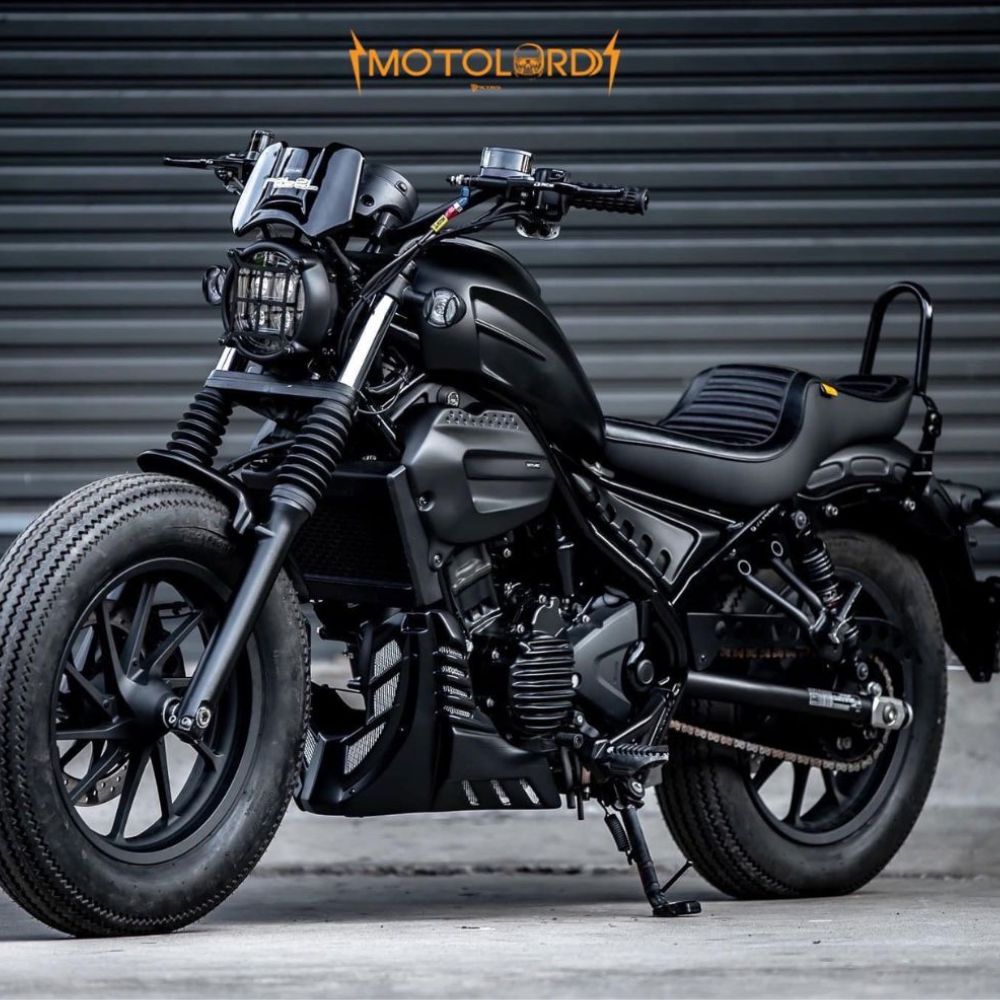 ホンダ レブル250/500エンジンサイドカバー / MotolordD Engine