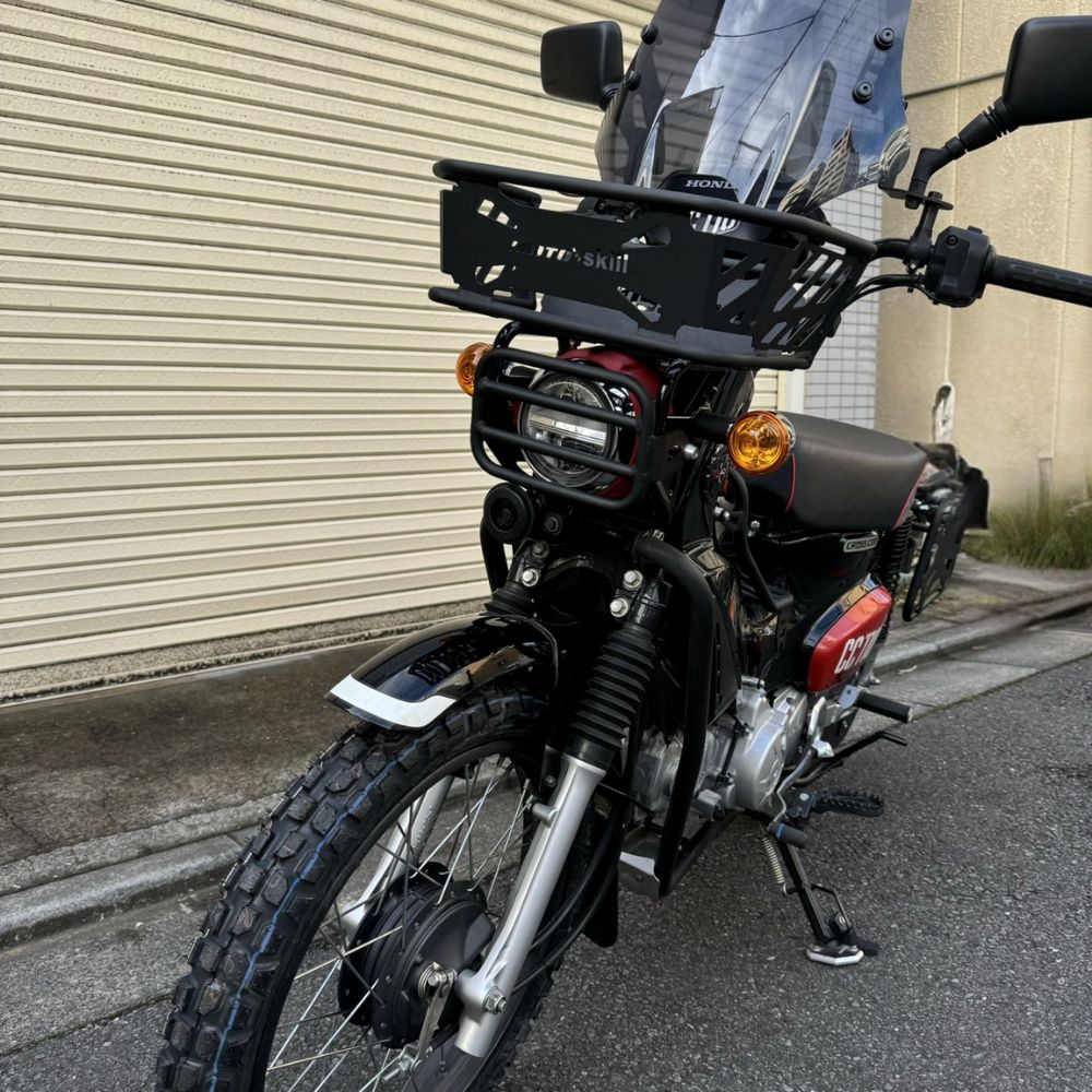 クロスカブ モートースキール CC110用ヘッドライトガード V1