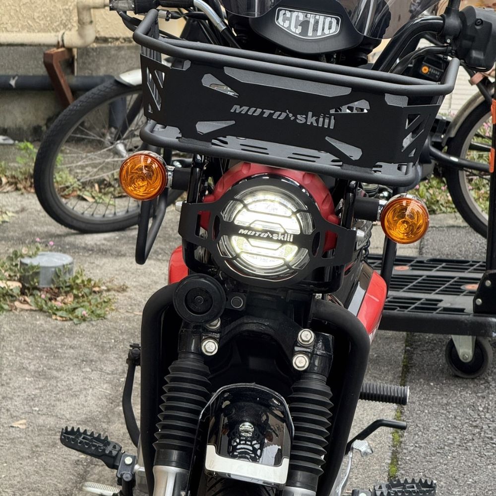 クロスカブ モートースキール CC110用ヘッドライトガード V2