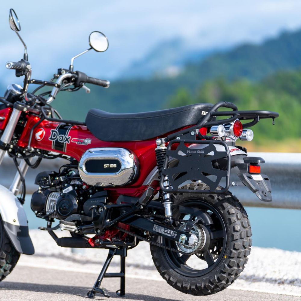 アメリカンダックス　リアキャリア 楽天市場】REVOLUTION ホンダ ダックス125 リアキャリア/Rear