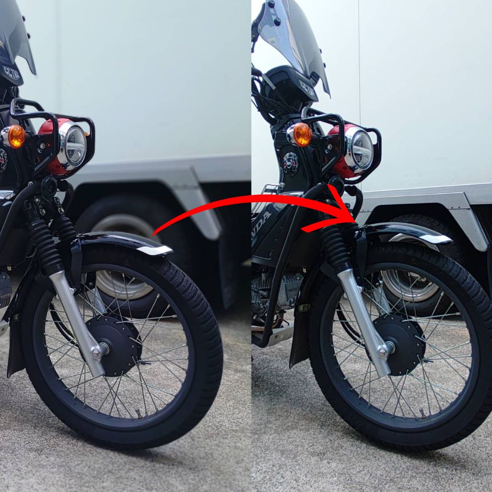 クロスカブ ホンダ クロスカブCC110用 フロントフェンダーアップ