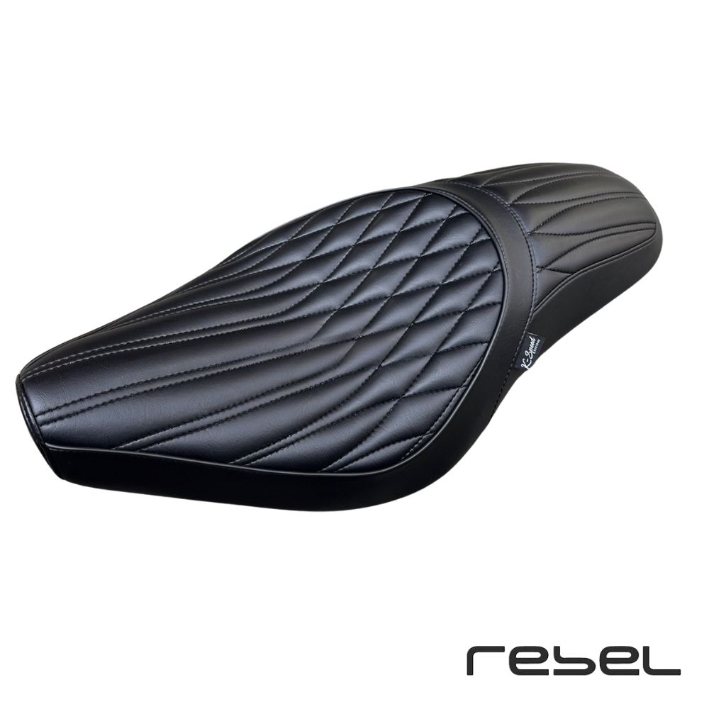 バイク シート レブル250 ロングシート ホンダ レブル250/500交換用ロングシート RB0130 Diabolus by K