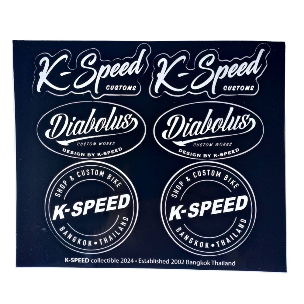 Diabolus by K-SPEED ロゴステッカー2枚セット Logo Collection 2024