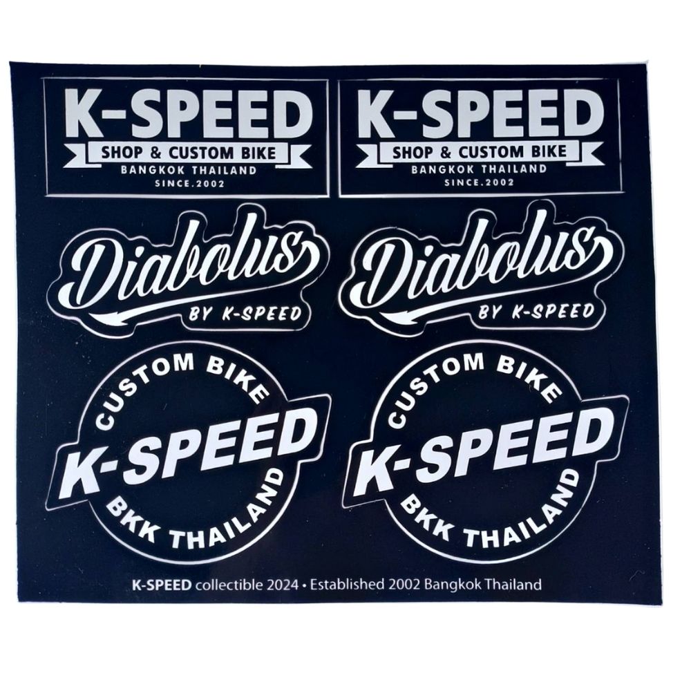 Diabolus by K-SPEED ロゴステッカー2枚セット Logo Collection 2024
