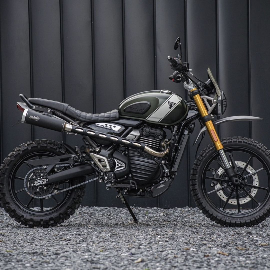 トライアンフ スクランブラー400X 交換用ロングシート SX15 Seat For