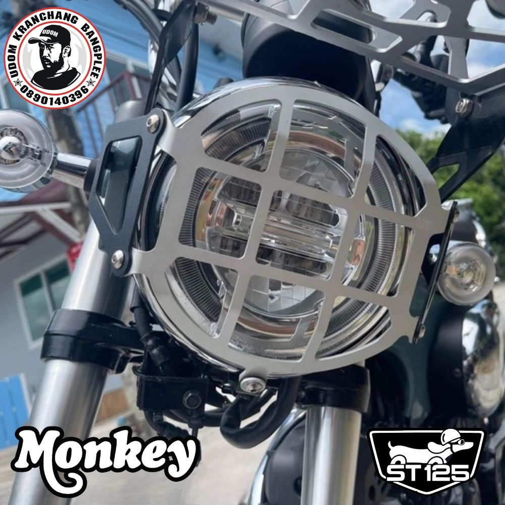 モンキー ホンダ モンキー125/ダックス125用軽量アルミ製ヘッドライト