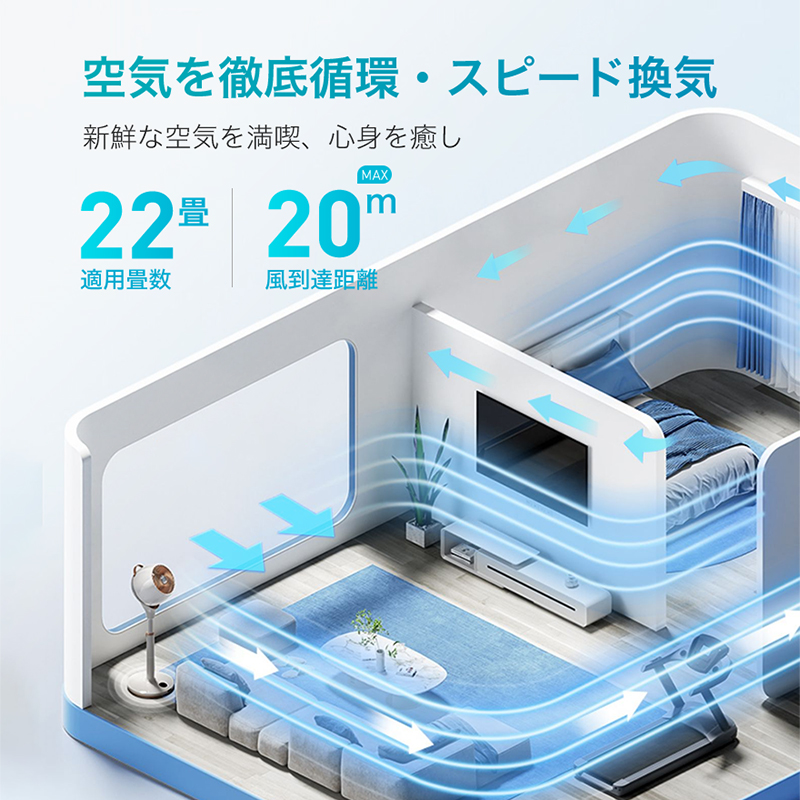 Joyhouse 「クーポン＋ポイント最安8099円」最新型 扇風機