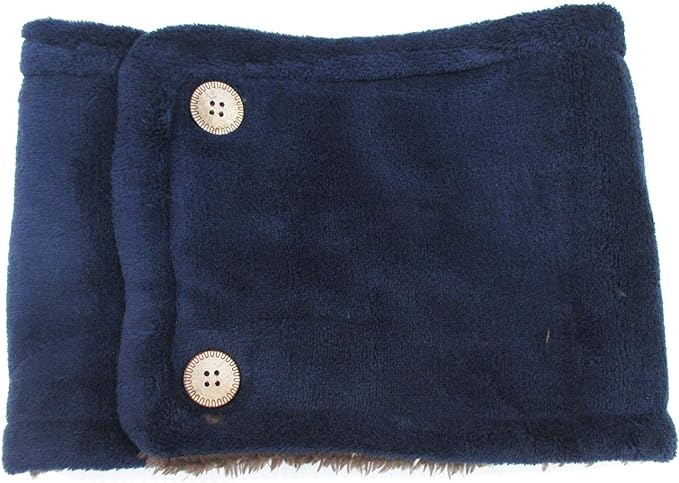 ネックウォーマー レディース 首 暖かい ボタン 可愛い おしゃれ 厚手  