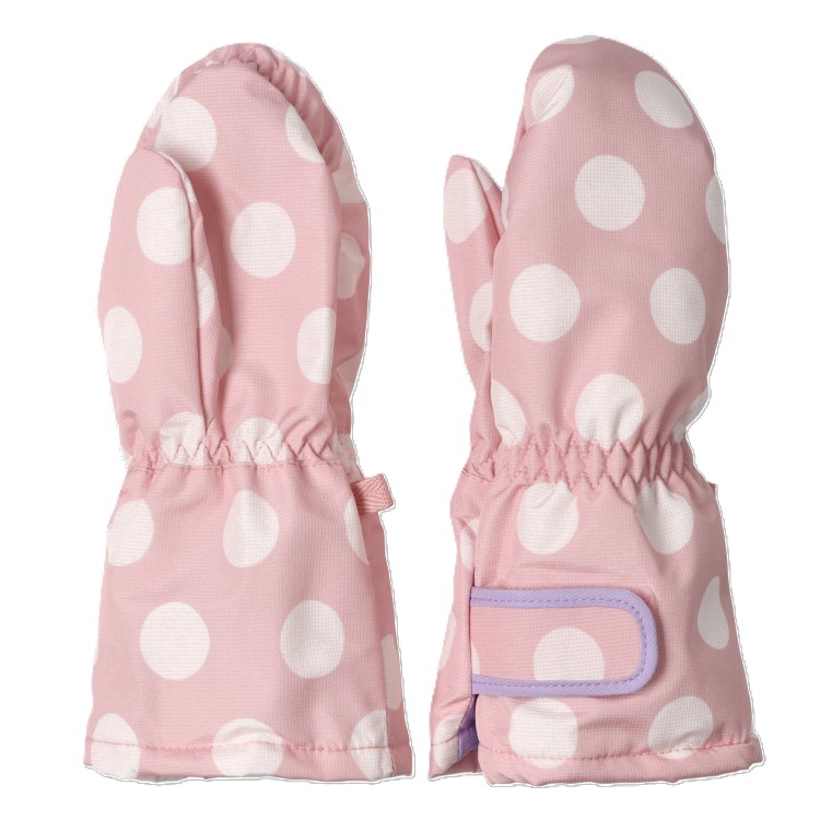 【新品未使用】yukユック❄︎子ども用スキーウェア・スノーウェア　花柄 紫　手袋 yuk スキーグローブ キッズ ベビー 手袋 男の子 女の子 子供 超撥水yuk