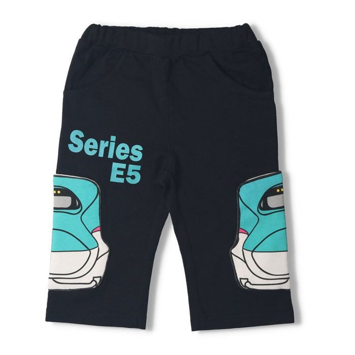 キッズ 子供服 ハーフパンツ 電車 新幹線 半ズボン スウェット