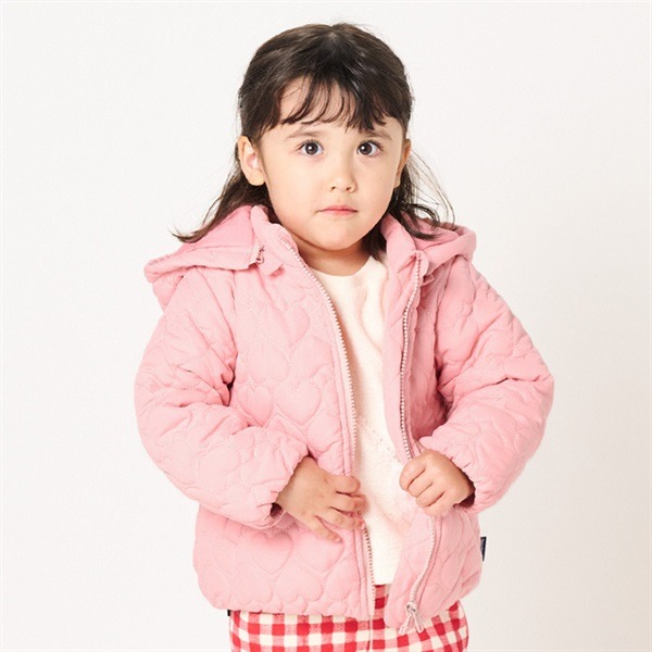 moujonjon（ムージョンジョン） 20%オフ セール ハート柄キルト中綿