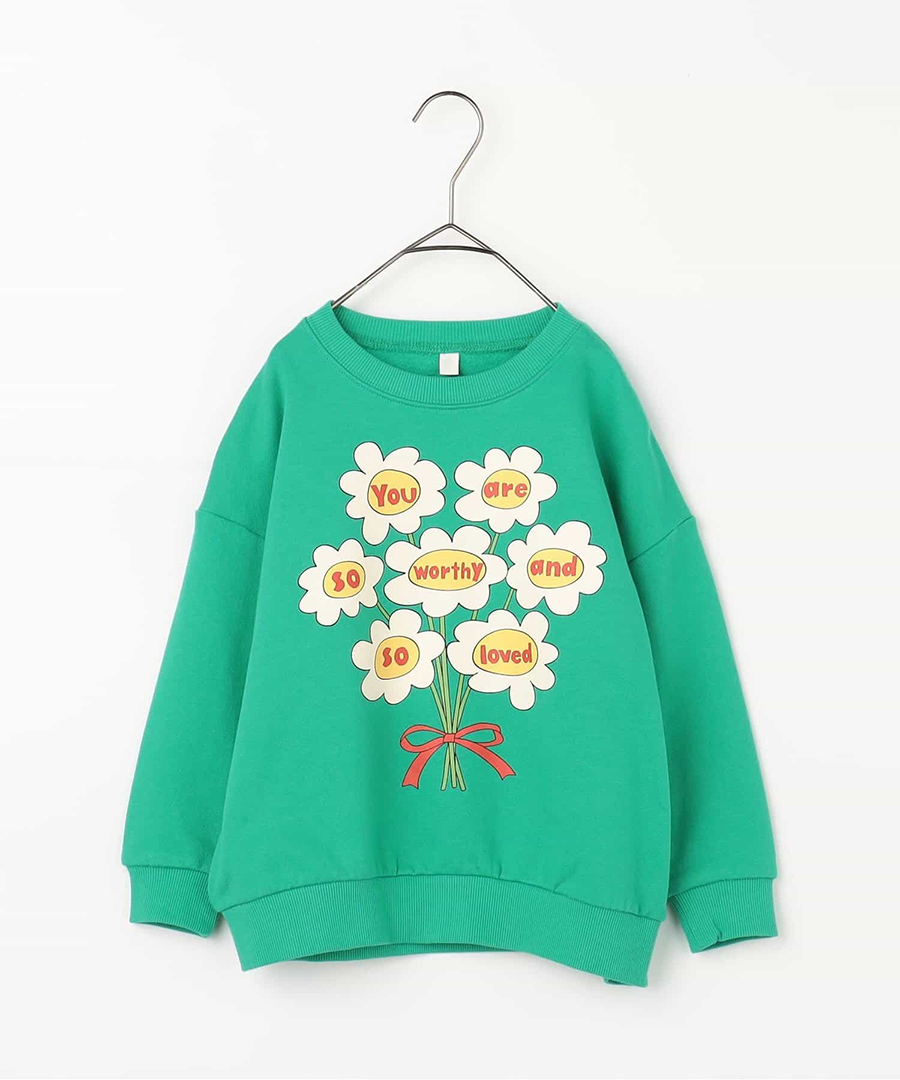 p.premier イロチ買いしたいバリエーショングラフィック裏起毛トレーナー キッズ スウェット トップス 裏毛素材 こども 女の子 男の子 カジュアル 通園 通学 | p.premier | 02