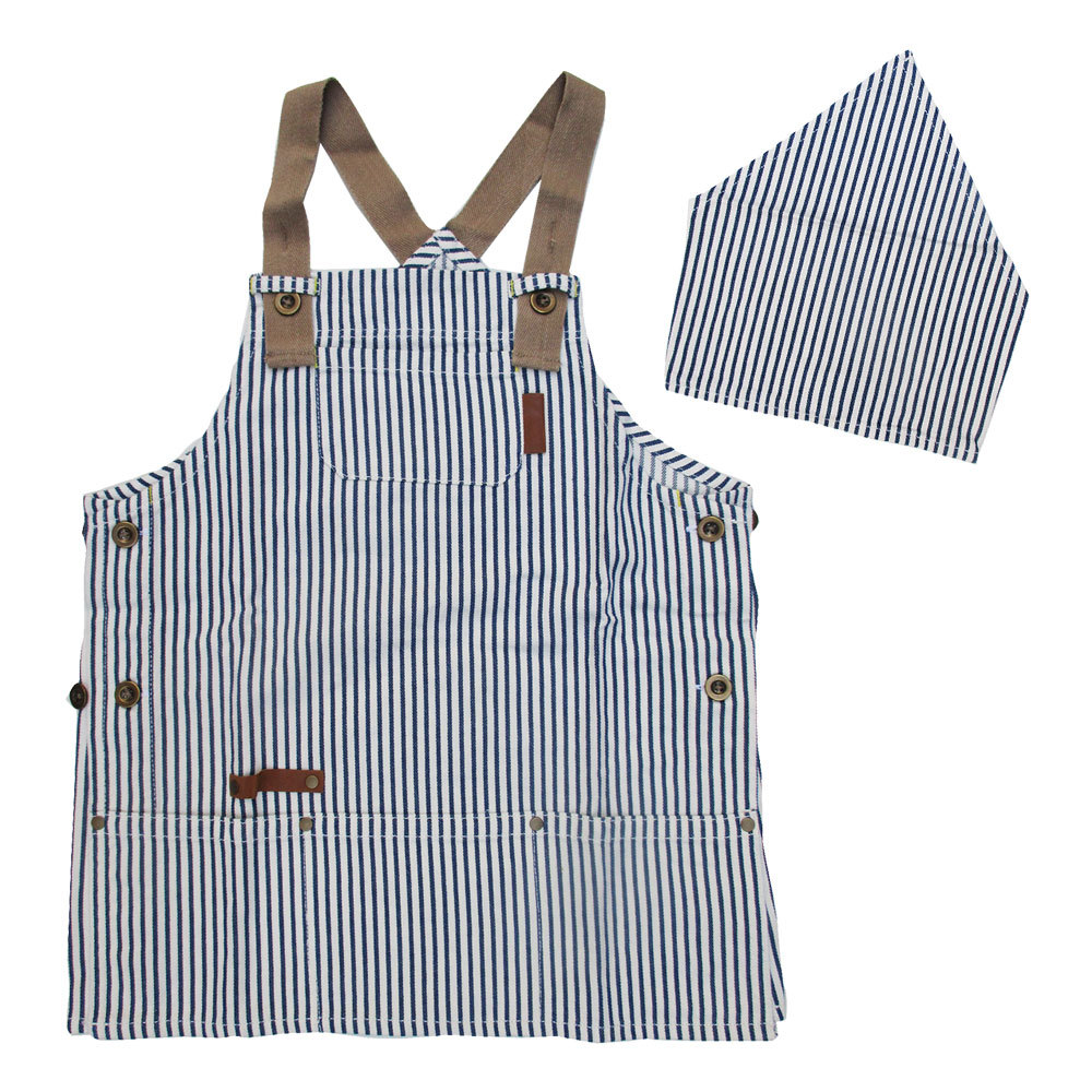 エプロン キッズ 三角巾 セット 簡単 子ども シンプル 家庭科 調理実習
