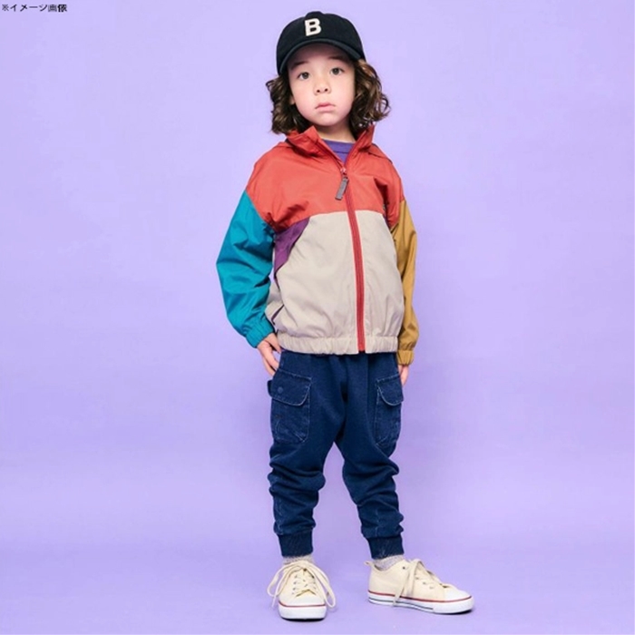 ウインドブレーカー キッズ 3WAY アウター 女の子 フード なし