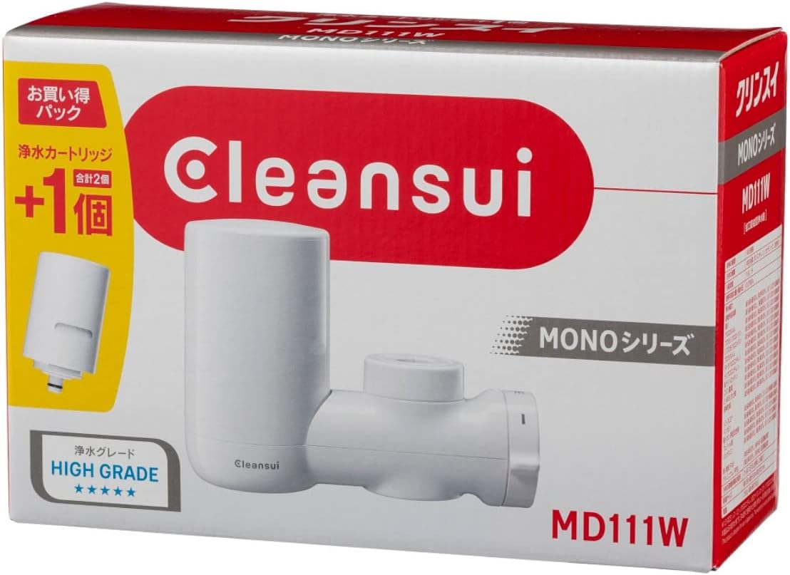 クリンスイ 浄水器 蛇口直結型 セット MD111 + カートリッジ 1個増量