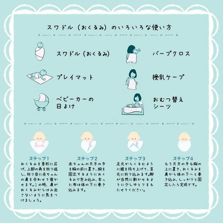 aden+anais（エイデンアンドアネイ）おむつケーキ