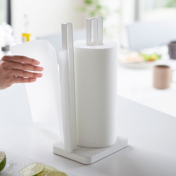 Plate(山崎実業) 片手で切れるキッチンペーパーホルダー プレート