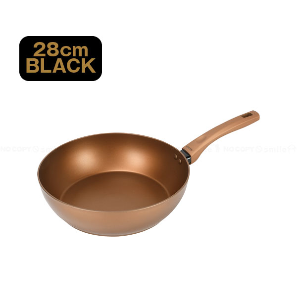 パール金属 VISIONS GOLD Coating IH対応ディープパン 28cm