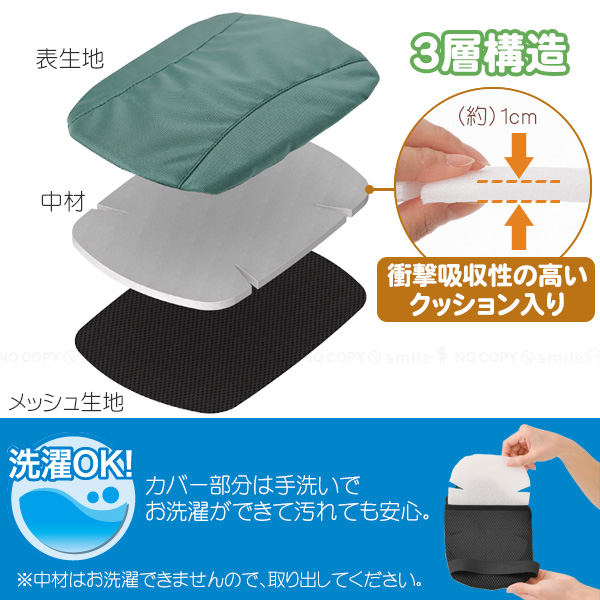 あんしん ひざパッド 「ゆうパケ送料無料」/ 膝パット ひざガード 衝撃