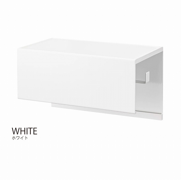 タワー tower 山崎実業 / マグネットトレー付き キッチンペーパーホルダー / キッチンペーパー 収納 フック ホルダー 冷蔵庫 | tower | 01