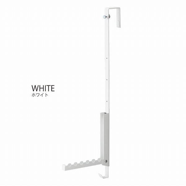 タワー tower 山崎実業 / 使わない時は折り畳める衣類スチーマー用ドアハンガー / ドア ハンガー スチーム アイロン 掛けやすい 高さ | tower | 01