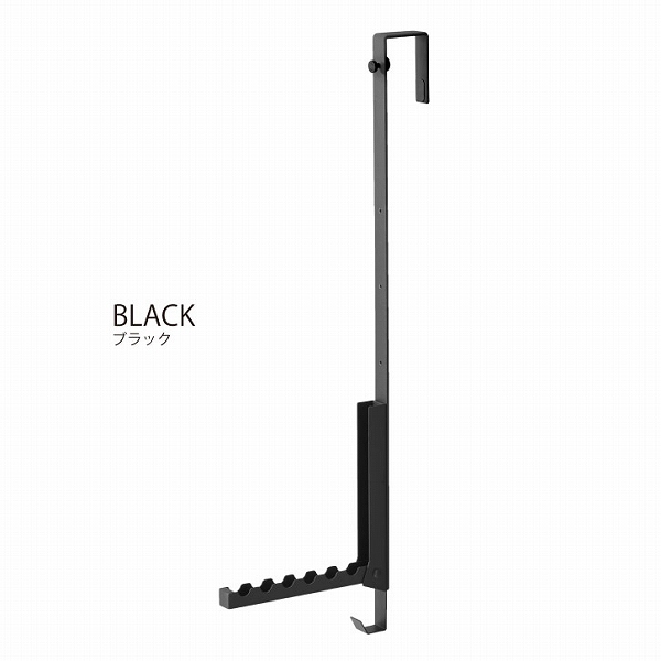 タワー tower 山崎実業 / 使わない時は折り畳める衣類スチーマー用ドアハンガー / ドア ハンガー スチーム アイロン 掛けやすい 高さ | tower | 02
