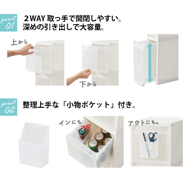 天馬 Favie スキピタストッカーS 3段 S030S 「送料無料」/ ファビエ