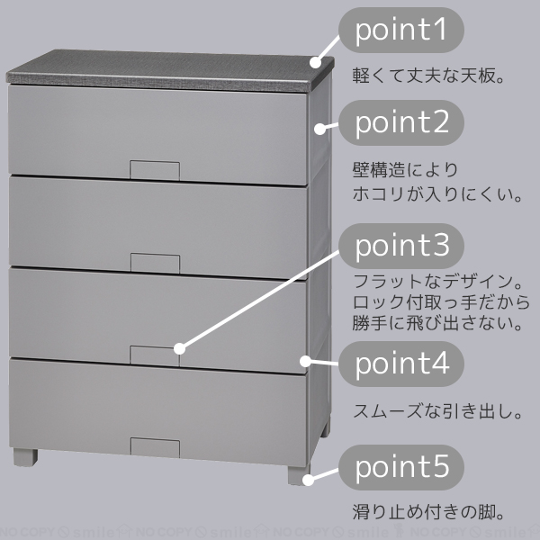 Fits フィッツチェスト フルフラット 6504 / フィッツ チェスト タンス