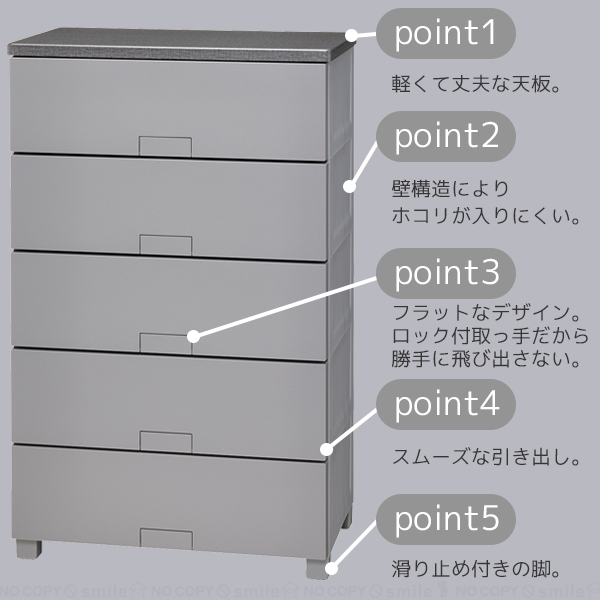 Fits フィッツチェスト フルフラット 6505 / フィッツ チェスト タンス