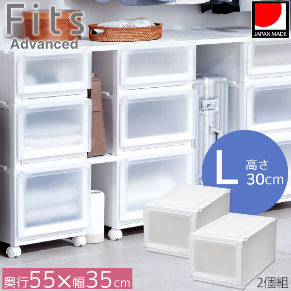 Fits フィッツケース アドバンス クローゼット 55-35L 2個組