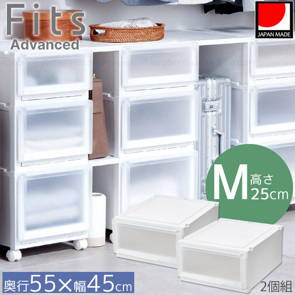 Fits フィッツケース アドバンス クローゼット 55-45M 2個組