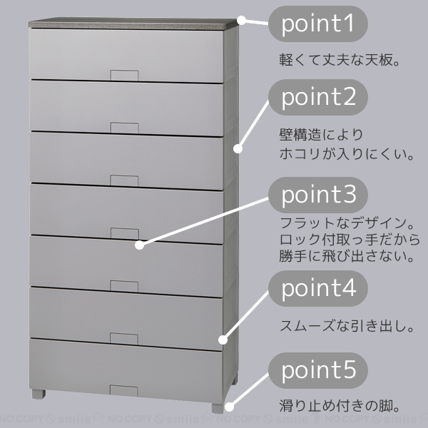 Fits プラ タンス 7段 チェスト 収納 洋服 片付け 2 衣装ケース リビングチェスト 楽天市場】チェスト フィッツプラス メッシュ 7段 幅65×奥行41×高さ