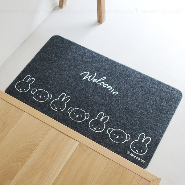 Miffy（ミッフィー） 屋内・屋外兼用 玄関マット 45×75cm / ミッフィー