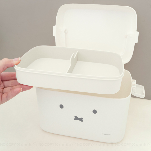 Miffy（ミッフィー） 中仕切り付き収納ケース / ミッフィー 収納ケース