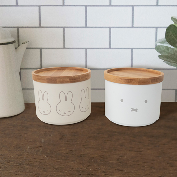 Miffy（ミッフィー） バンブーフタ付きキャニスター 900ml