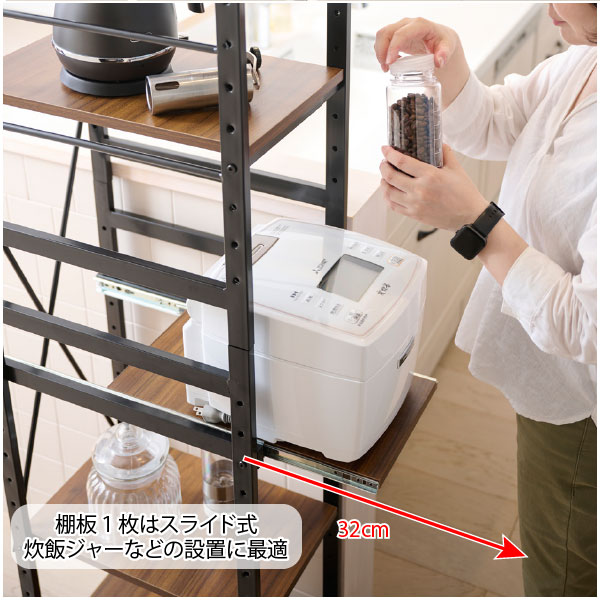 弘益 サラ スチールラック 6段(スリムタイプ) SSR-30S / ラック