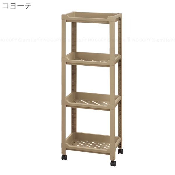 希少／ビルコースト／特注品2連結仕様ラック(世界に一つしかありません) 不動技研 コネクトラック ミニ / 4段ラック ラック ワゴン 角型