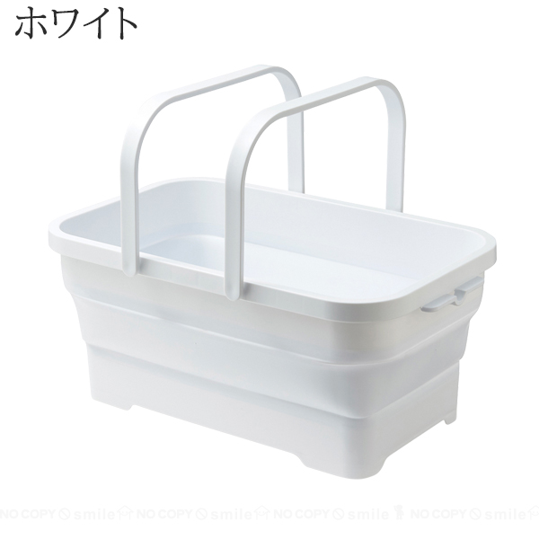 伊勢藤 ソフトバスケット I-581 / ソフト バスケット カゴ 折りたため