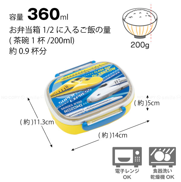 OSK ランチボックス（中子付） 新幹線 「コンパクト便」/ 弁当箱