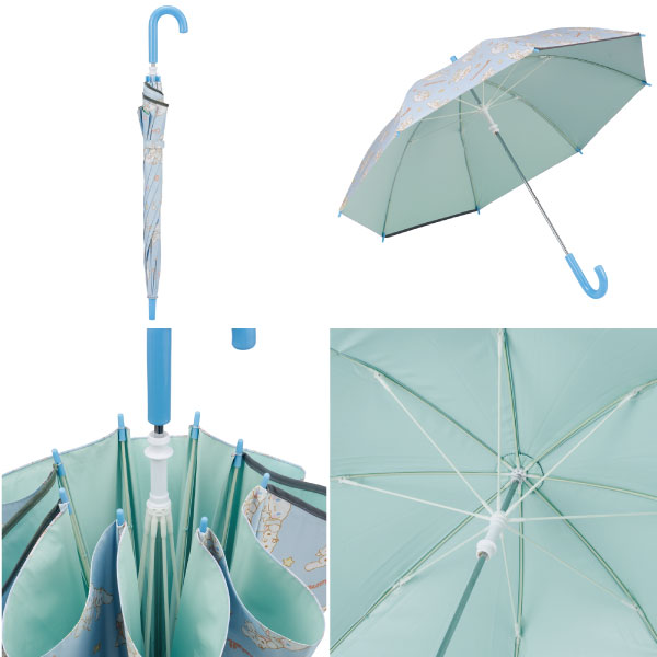 スケーター 子供用 晴雨兼用傘 50cm / 対応身長105〜125cm 対象 5〜8歳
