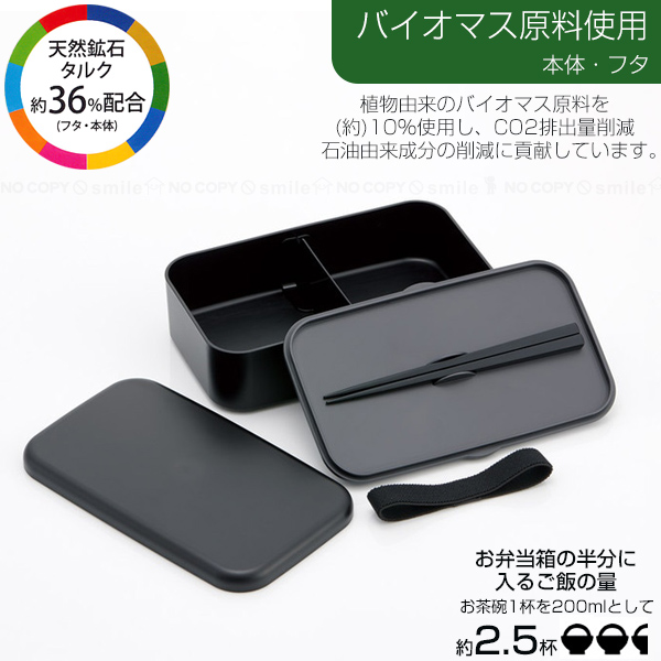 スケーター 箸付きランチボックス 1000ml / 大人 男子 弁当箱 ランチ