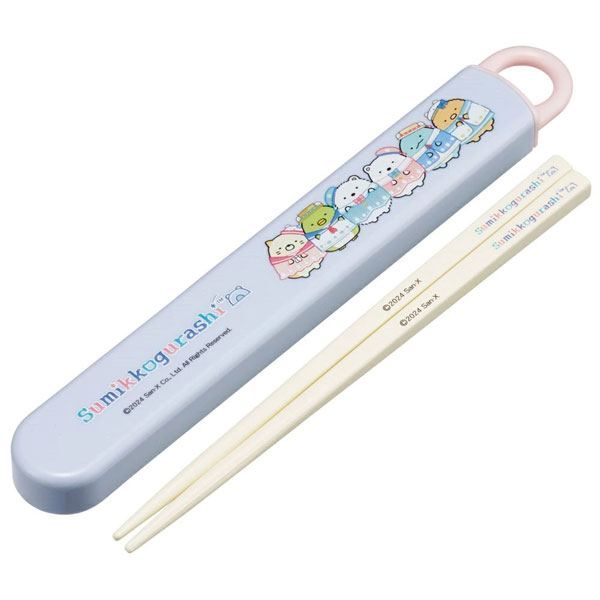 スケーター 抗菌 食洗機対応 スライド箸＆箸箱セット 「普通郵便送料