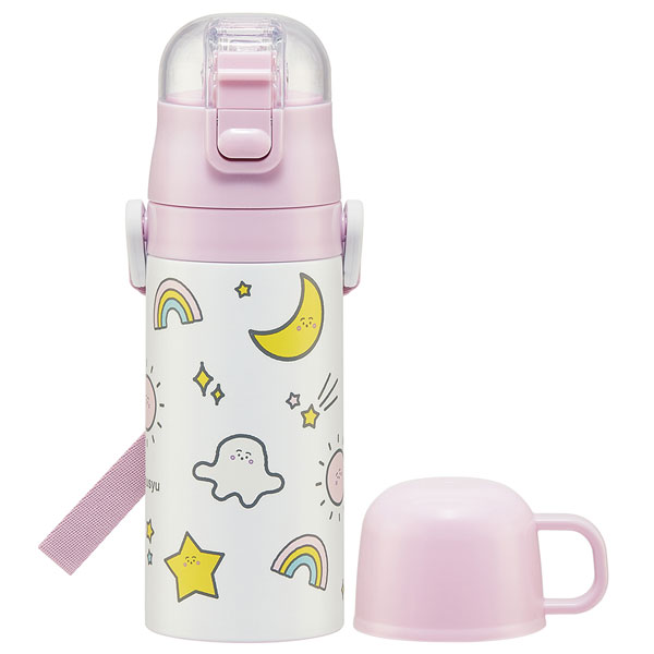 スケーター 子供用 2WAY ステンレスボトル コップ＆ストロー 350ml