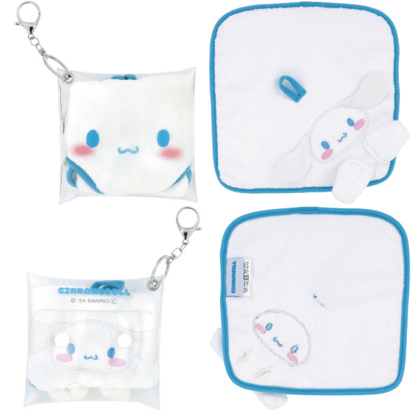 sanrio（サンリオ） パペット風 ケース付 ハンドタオル 20×20cm 「普通