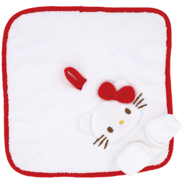 sanrio（サンリオ） パペット風 ケース付 ハンドタオル 20×20cm 「普通