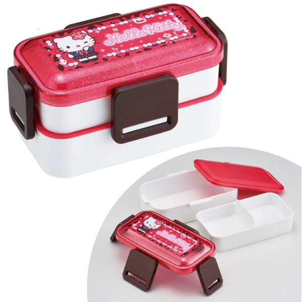 スケーター 食洗機対応 ふわっと弁当箱 2段 600ml / キャラクター 弁当