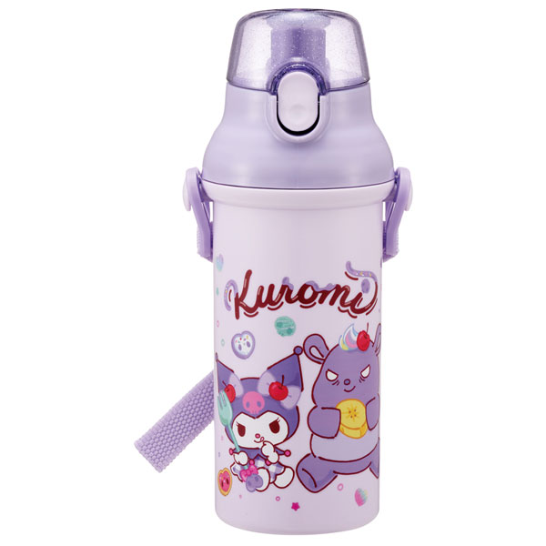 スケーター 食洗機対応 直飲み プラワンタッチボトル 480ml