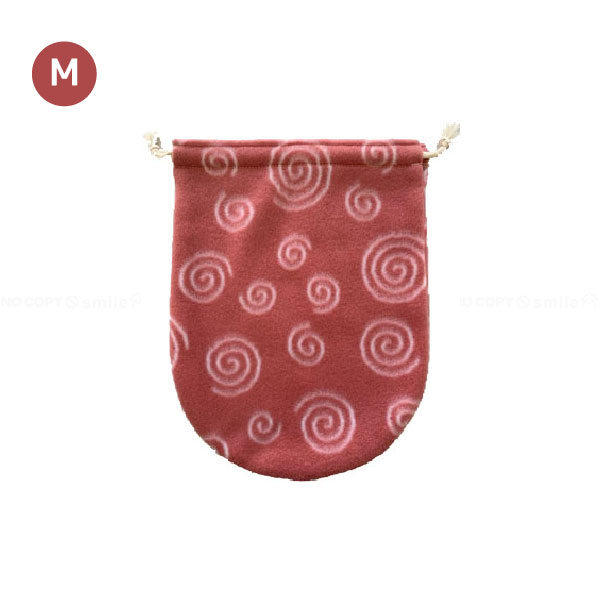 湯たんぽ袋 フリース 渦うず 「普通郵便送料無料」/ 湯たんぽカバー