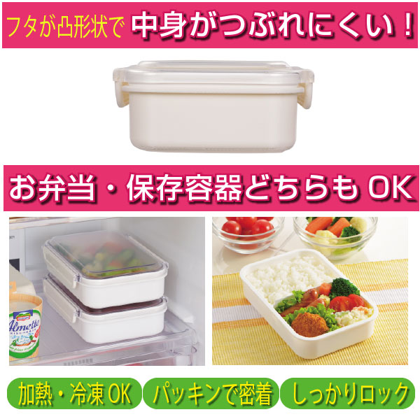 弁当箱 パール金属 アクティア パッキン付ランチ＆フードボックスL D