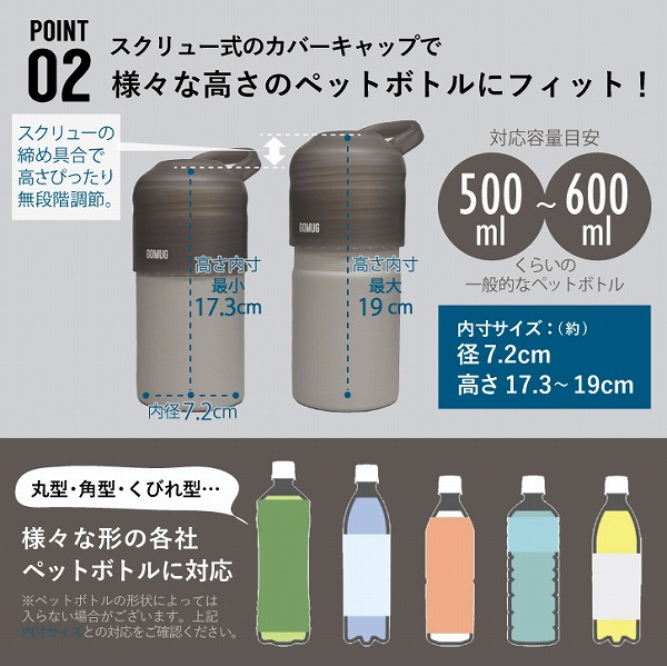 CB JAPAN（シービージャパン） BOT. GO MUG / ペットボトル 保冷 保温